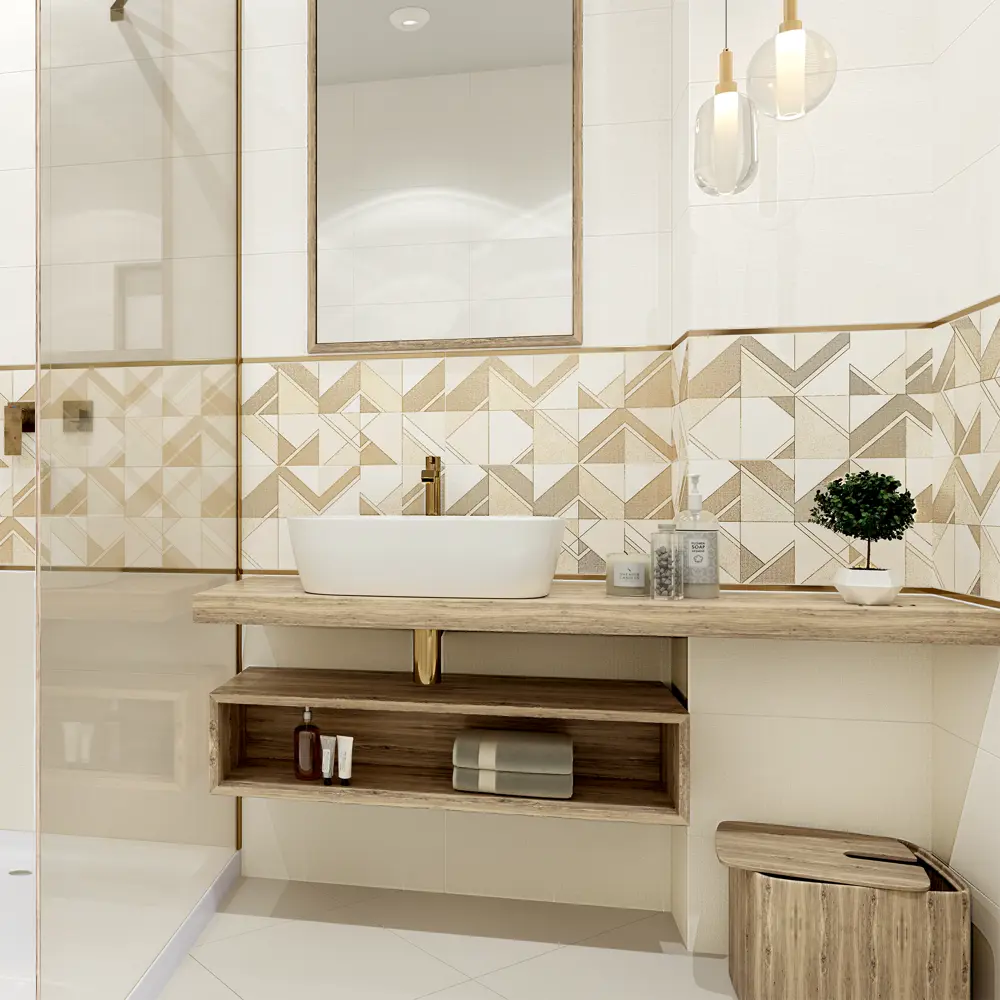 Плитка Veronica Beige 24.9x50 см 1.49 м², цвет бежевый Santreyd STLM-2205636 - Вид №5