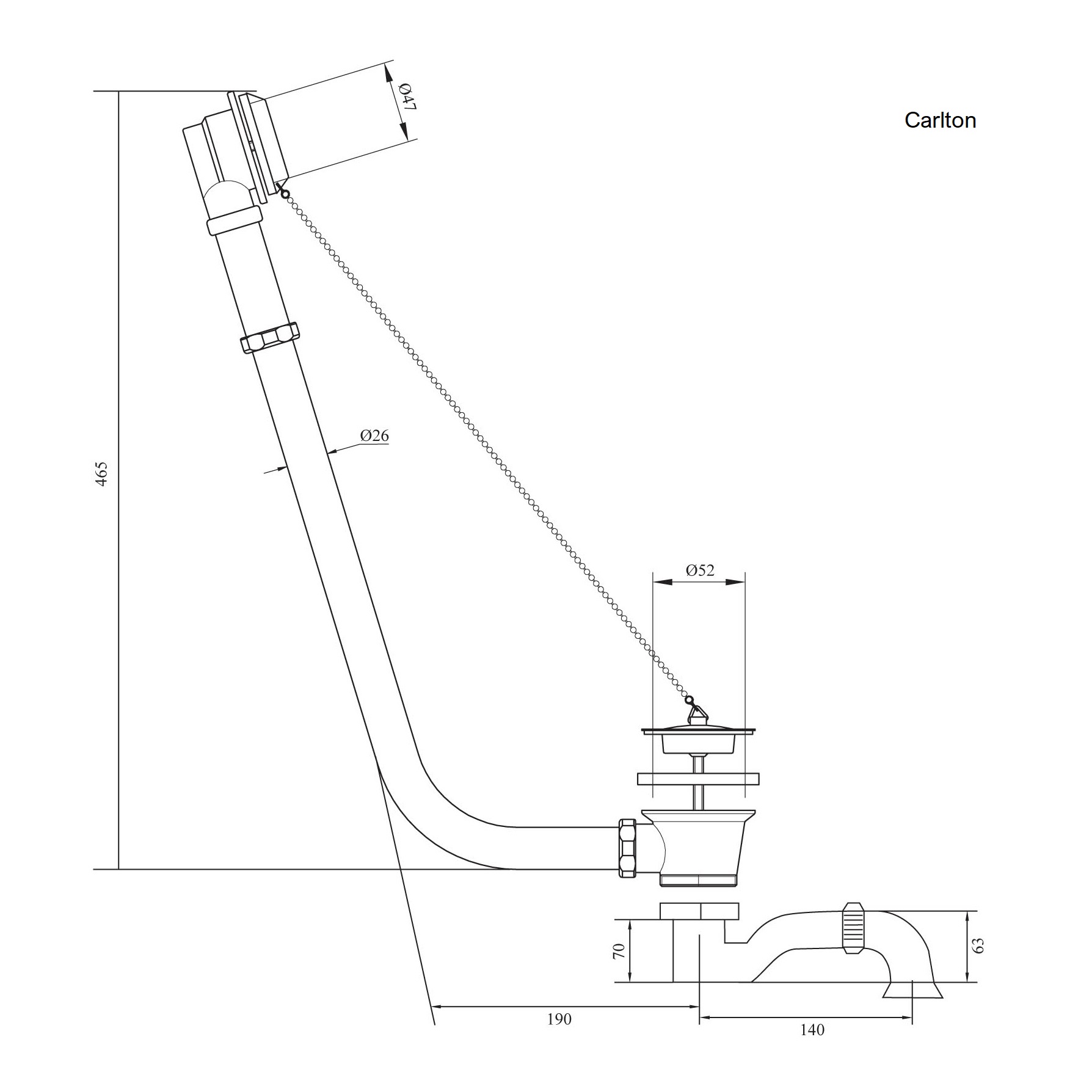 СЛИВ-ПЕРЕЛИВ ANTICA 1200 RECOR sun-id-1718075 - Вид №3