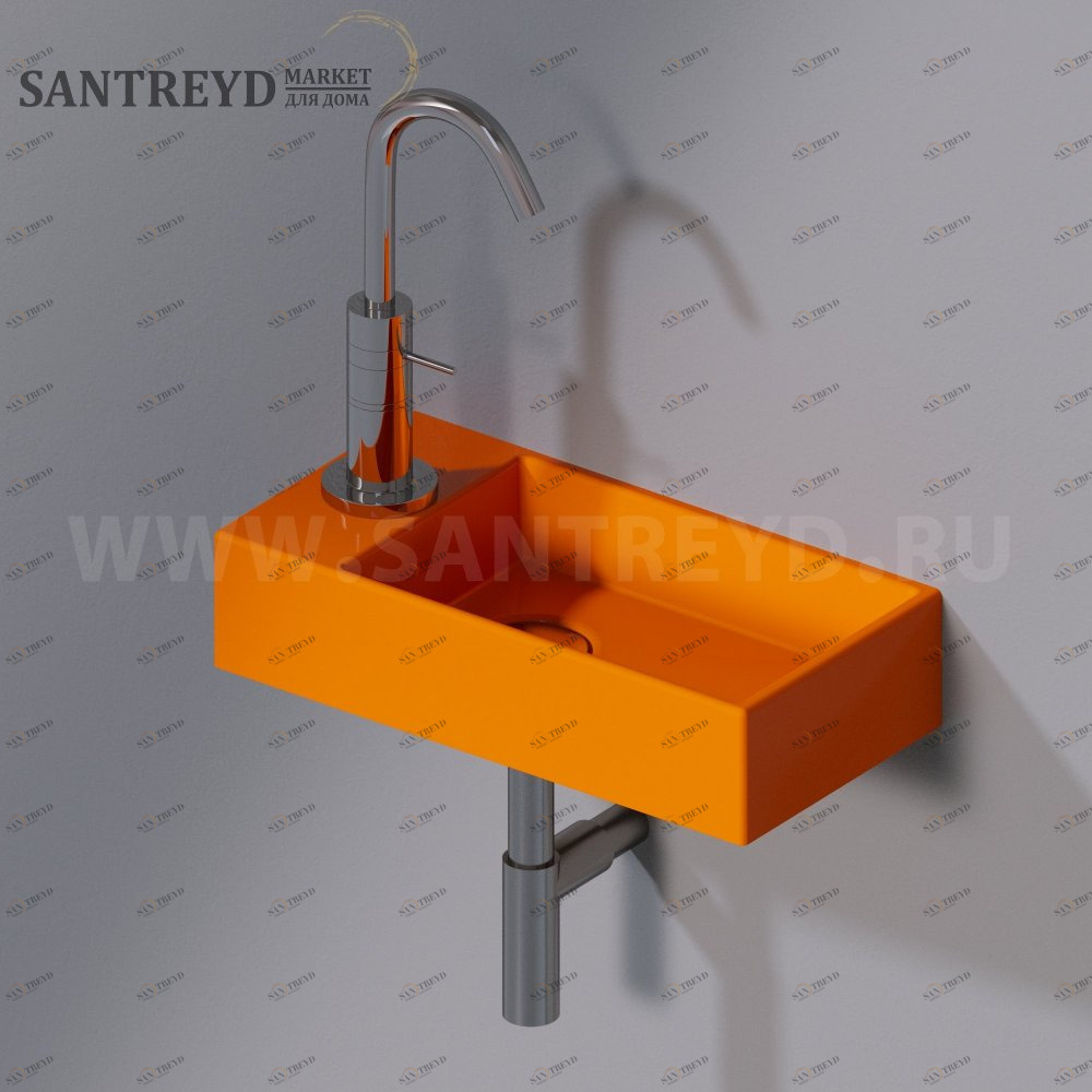 L319T0R1V3.114 Подвесная раковина настенная прямоугольная A. e T. Italia ACQUAFREDDA AeT ITALIA