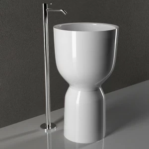 OG001OG002B Напольная раковина стоящая круглая Inbani