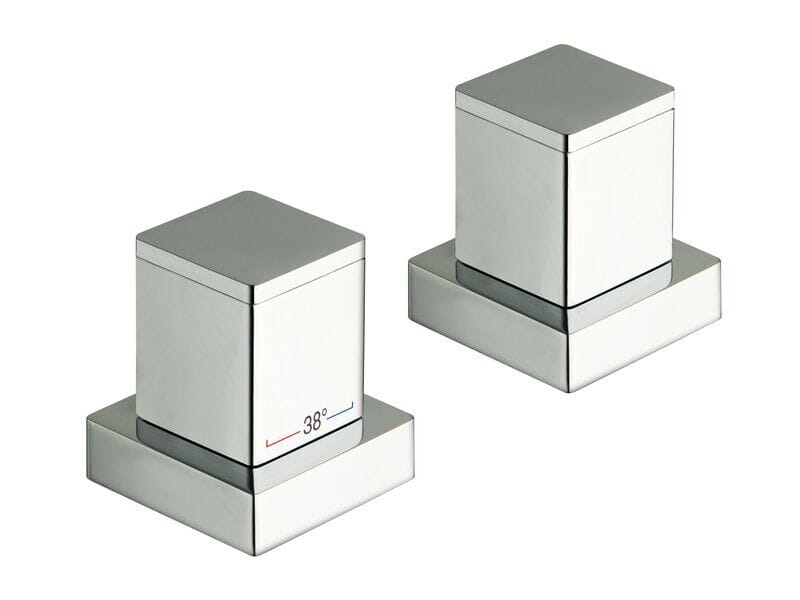 Термостатический смеситель для ванны с 2 отверстиями и переключателем CRISTINA Rubinetterie Термостатические смесители-Shower &amp ARCH-00077534