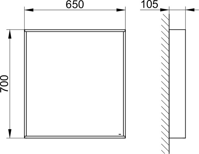 33095302000 Зеркало хрустальное KEUCO Plan - Вид №8