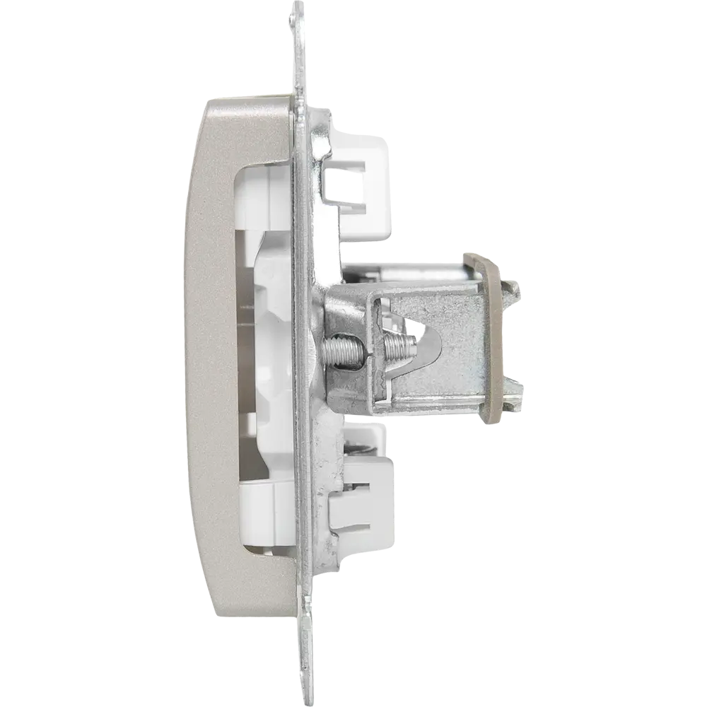 Розетка телевизионная встраиваемая Systeme Electric Glossa цвет платина STLM-2047932 - Вид №2