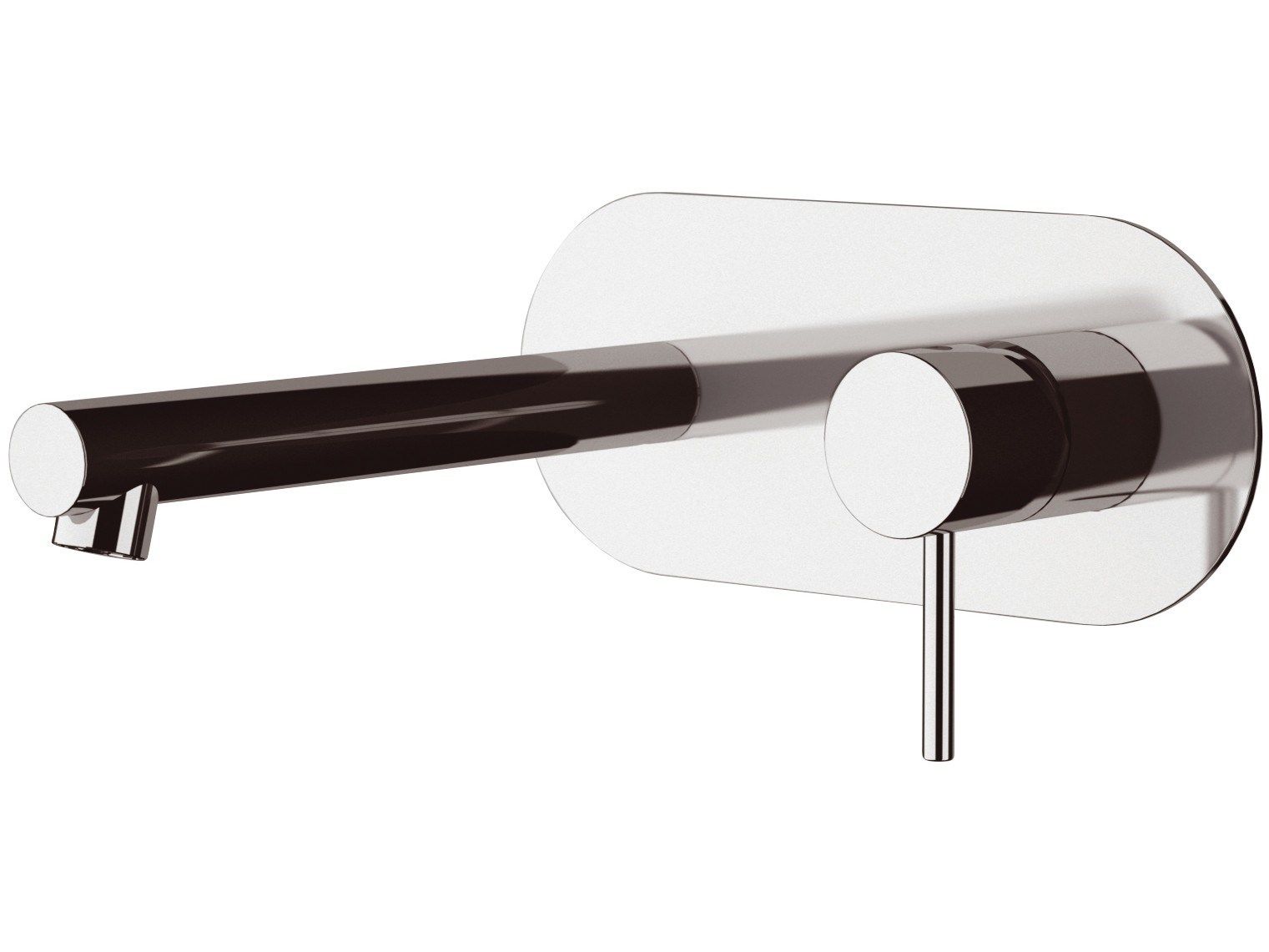 Латунный однорычажный настенный смеситель для раковины без слива Rubinetterie Mariani Ultraminimal ARCH-00082932