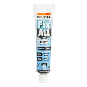 Клей-герметик Fix all crystal бесцветный 80 мл