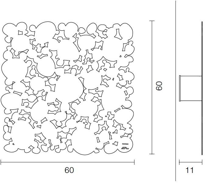 Martinelli Luce Бра из крашеного металла  1427  - Вид №8