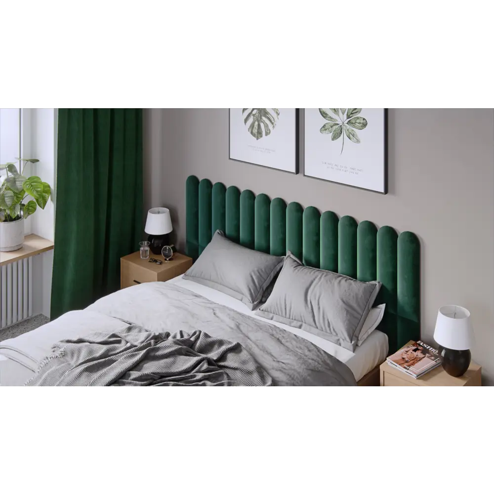 Панель тканевая Vilo 150x600 мм цвет oval темно-синий Santreyd STLM-2105008 - Вид №2