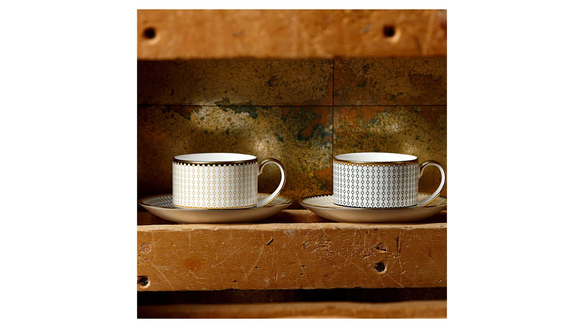 10650445 Royal Crown Derby Чашка чайная Royal Crown Derby "Вибрации" (Oscillate, Onyx) 255мл Фарфор костяной  - Вид №2