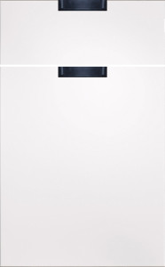 Фасады для кухни Модерн Фрезеровка «Модерн Гроссето» Белая лилия №538