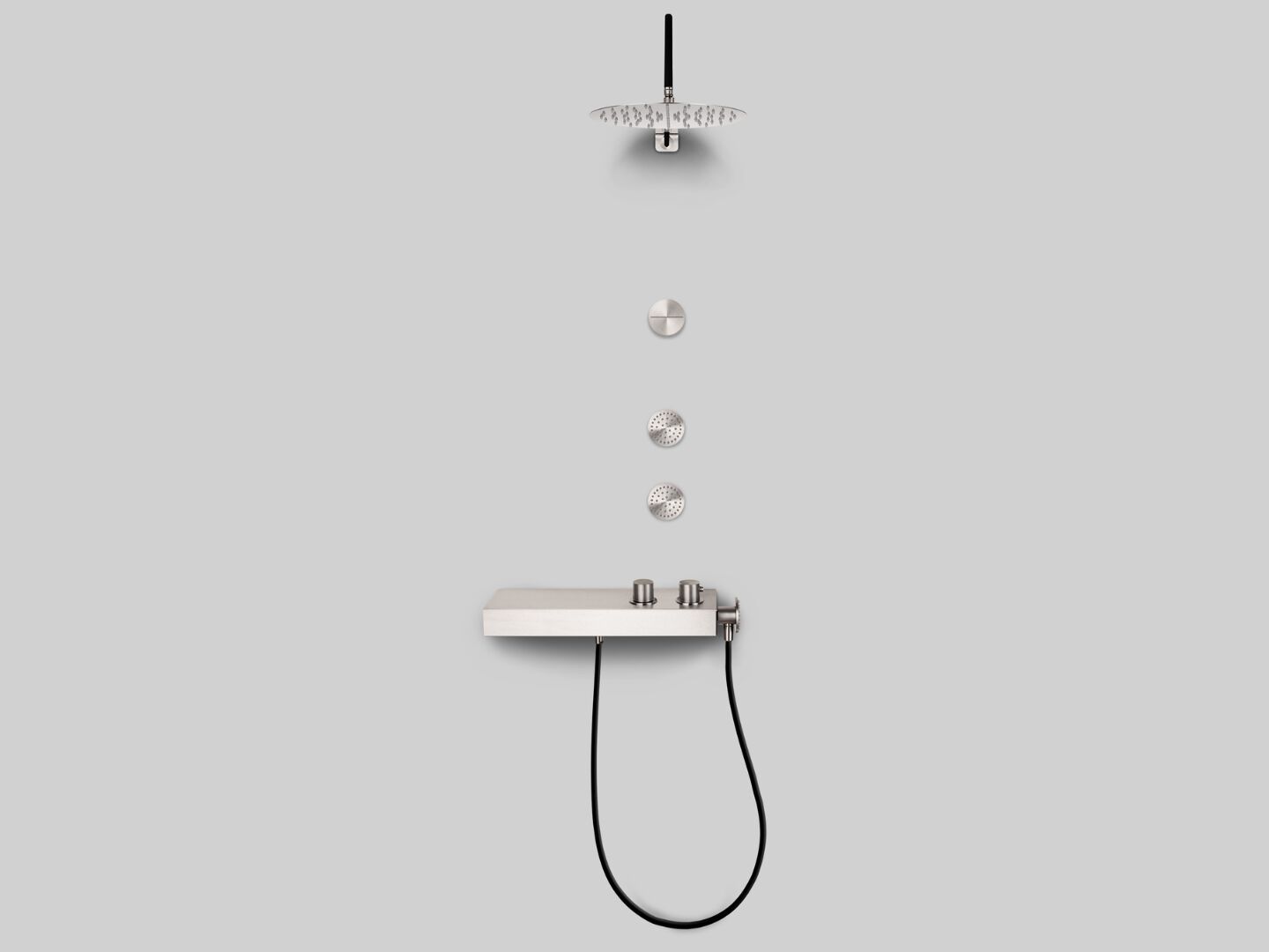 Набор для душа из нержавеющей стали с душем и ручным душем Cropelli Alyssia ARCH-00052055 - Вид №15