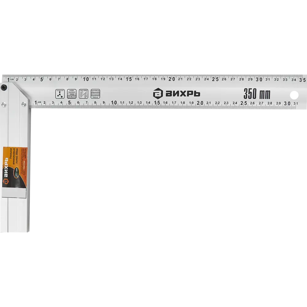 Угольник измерительный ВИХРЬ алюминиевый 35 см 85311841 STLM-0061239