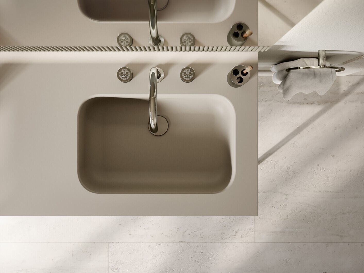 Полная мебель для ванной комнаты OASIS Академия ARCH-00144208 - Вид №1