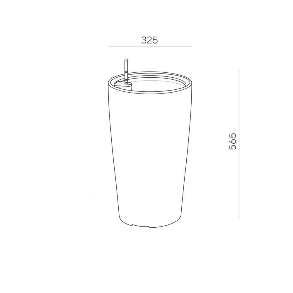 Кашпо для цветов Ola Dom Deluxe Long 18 л черный Santreyd STLM-2162646 - Вид №1