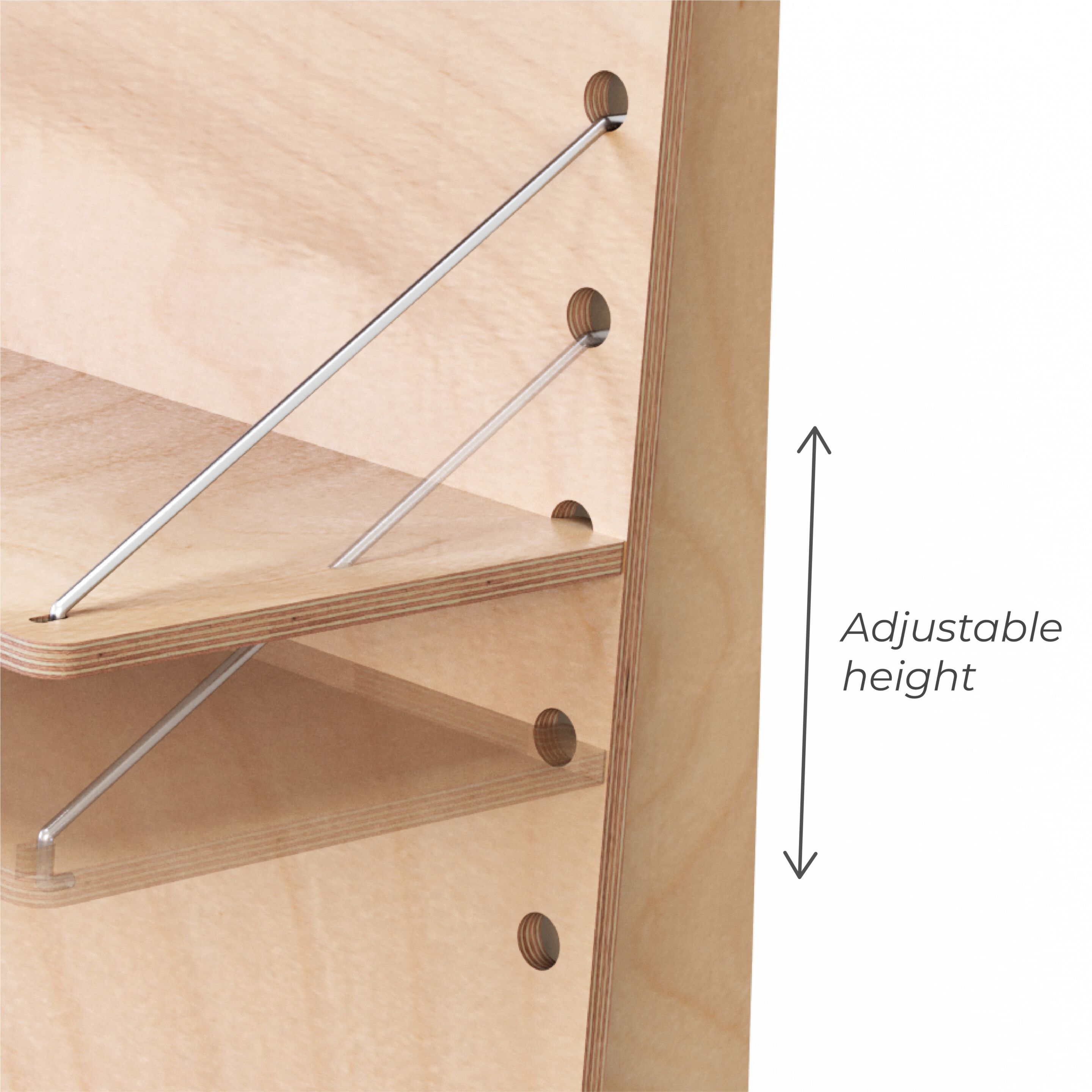 Деревянная напольная стойка дисплея Esposit экспоненты ARCH-00121794 - Вид №3