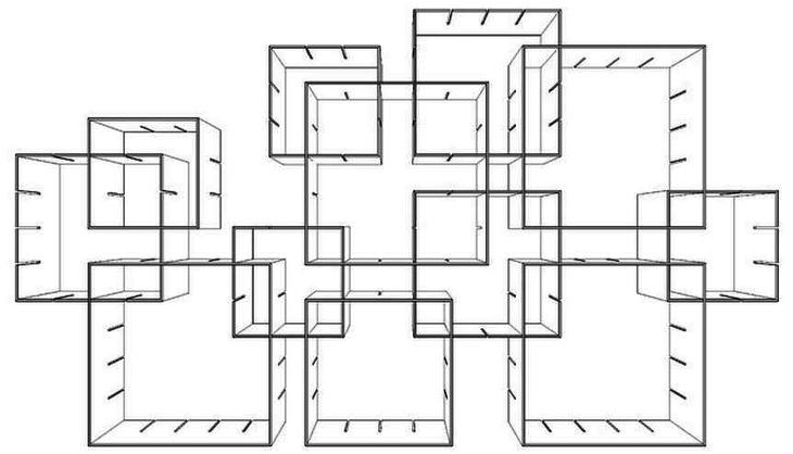 Müller Small Living Модульный книжный шкаф  Kx200-312  - Вид №31