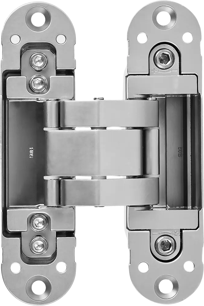 88906675 Петля дверная скрытая 120x30x30 мм ЦАМ цвет серебро STLM-0897352