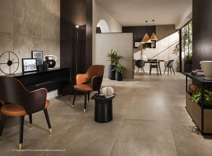 Atlas Concorde Пол из керамогранита под бетон Raw sun-id-1421703 - Вид №1