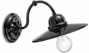 FERROLUCE Настенный керамический светильник с фиксированным кронштейном B&w C141