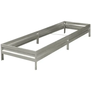 Грядка садовая 4x1x0.2 м сталь серый 86579653 STLM-2090246