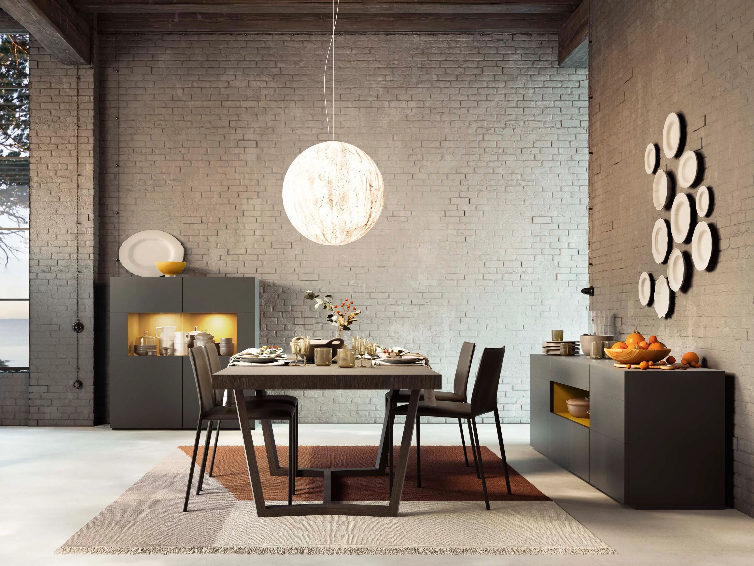 Деревянный шкаф с распашными дверцами Alf DaFrè Metropolis ARCH-00087981 - Вид №3