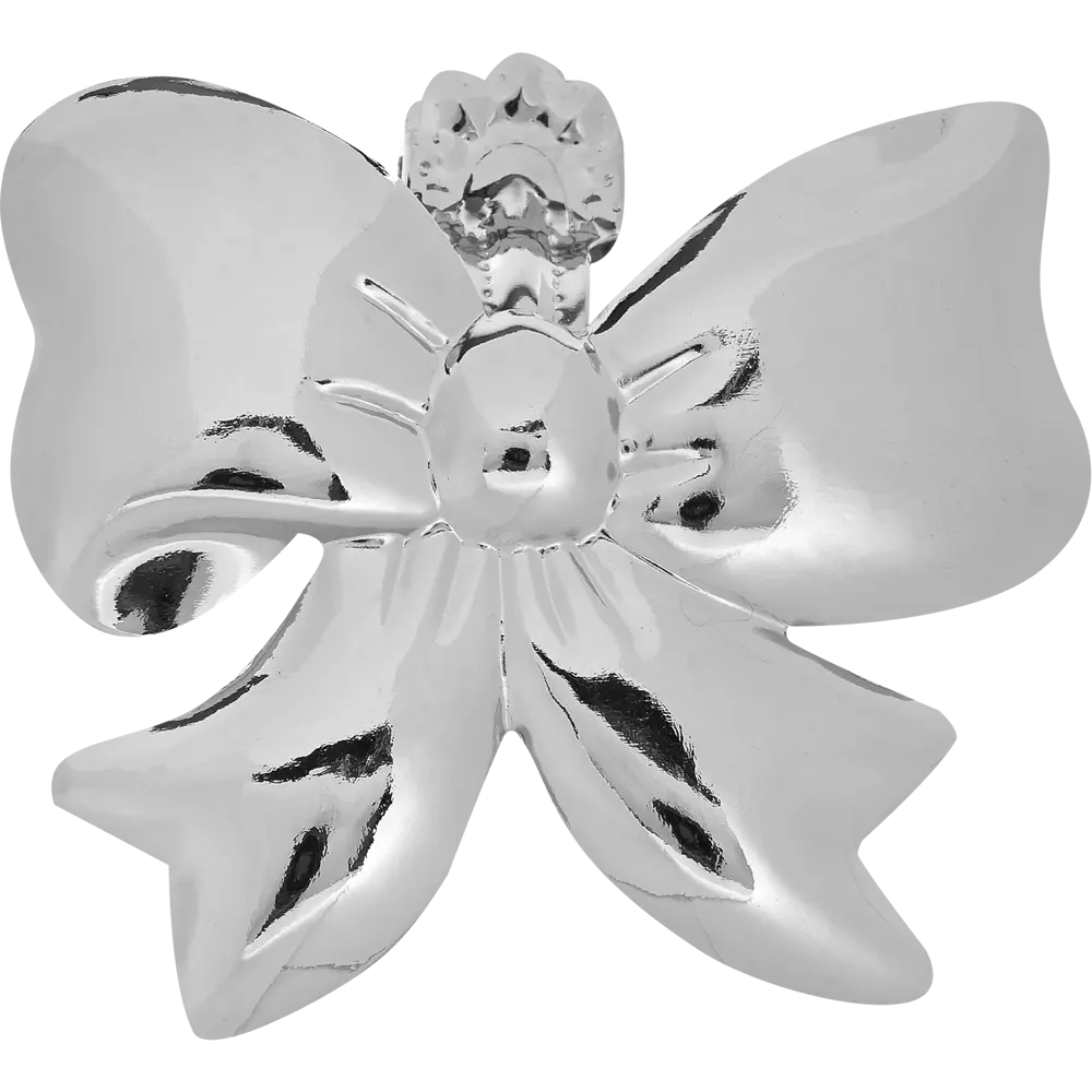 Клипса «Бантик» металл цвет хром Santreyd STLM-2121883