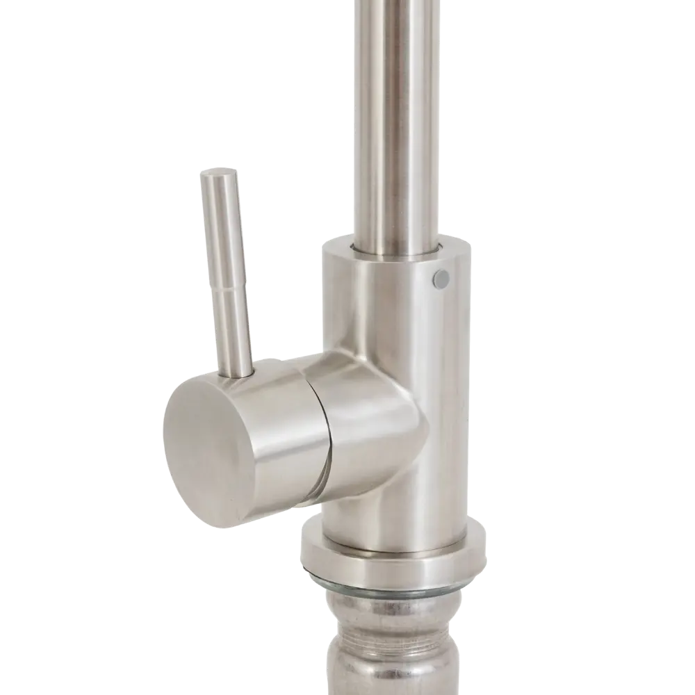 Смеситель для кухни VS 2861 однорычажный нержавеющая сталь цвет матовая сталь VIDAGE STLM-2100960 - Вид №2