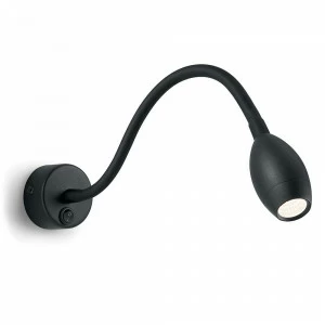 Бра светодиодное гибкое с алюминиевым плафоном черное 3700К Feron 41229 FERON  00-3955639 Черный