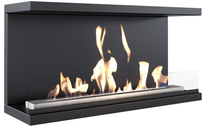 Kratki Настенный камин из биоэтанола из стали и стекла sun-id-1393524 - Вид №1