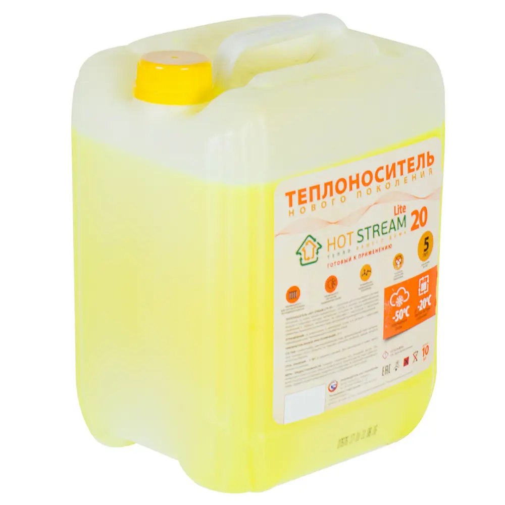 Теплоноситель Hot Stream Lite HS-010503 -20°C 10 кг этиленгликоль STLM-2161499 - Вид №1