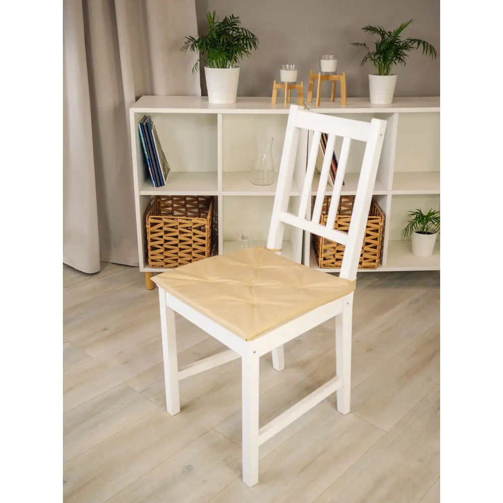 Подушка для стула Linen Way 40×40 см бежевая 89407770 STLM-1577863 - Вид №3