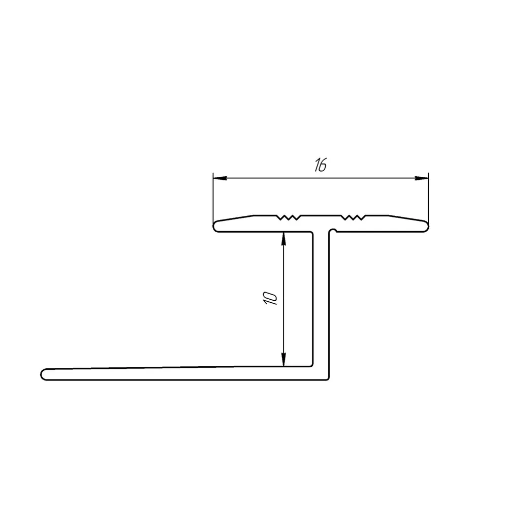 Гибкий профиль ALPROFI для криволинейных поверхностей в бронзовом оттенке 18186464 STLM-0009905 - Вид №2