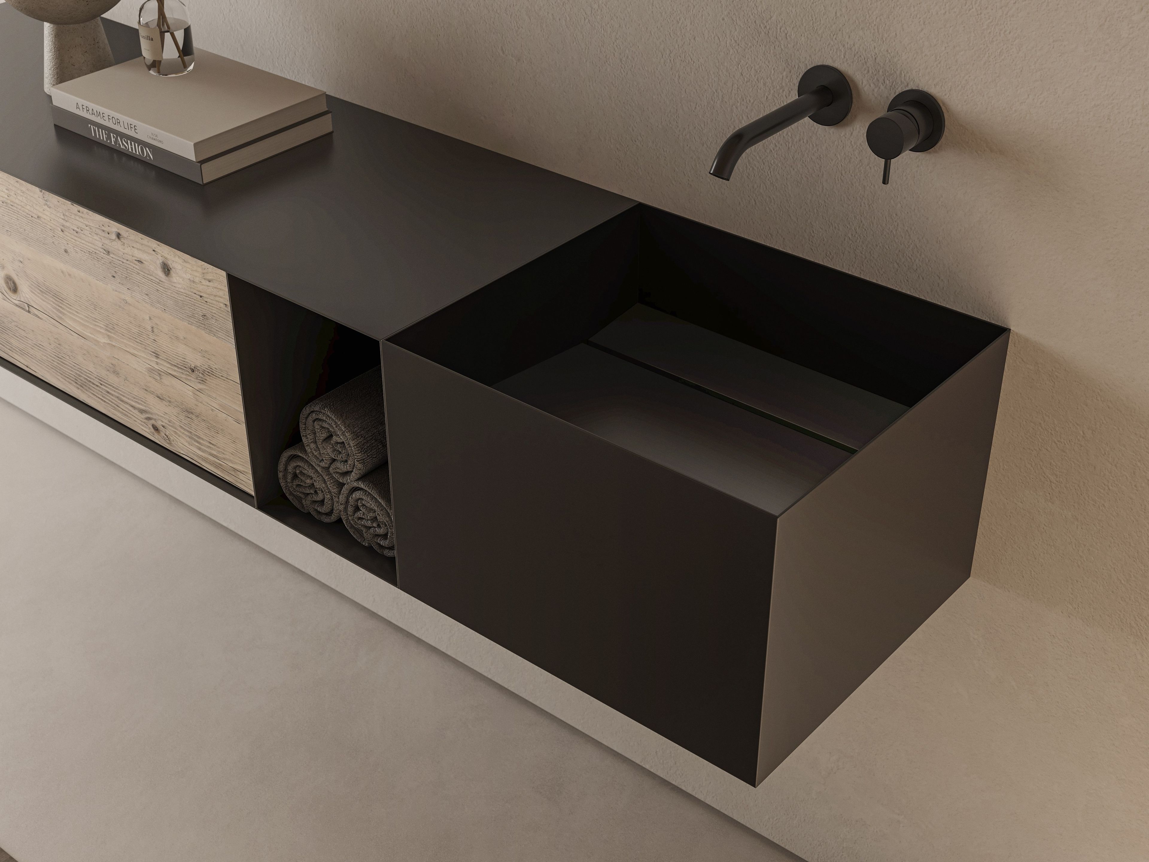 Подвесной туалетный столик из листового металла с дверцами Moab Zero20 ARCH-00133463 - Вид №6