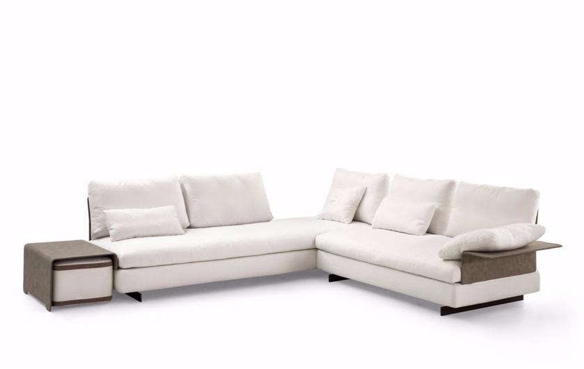 Bonaldo Мягкий угловой диван со съемным чехлом из ткани sun-id-1410592 - Вид №3