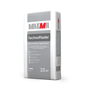 Штукатурка цементная Магма Techno Plaster 25 кг