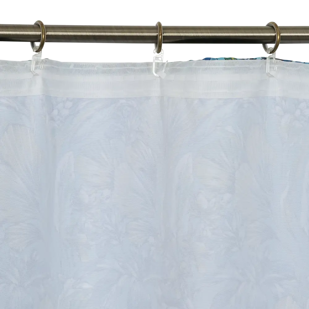 Штора на ленте «Ирисы» 140х260 см цвет зелёный SEASONS STLM-2065387 - Вид №4