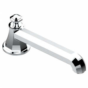 A57-29SGI Излив ¾ дюйма СУПЕР ГОЛИАФ устанавливаемый на борту ванны с переключателем Thg-paris Tradition Хром