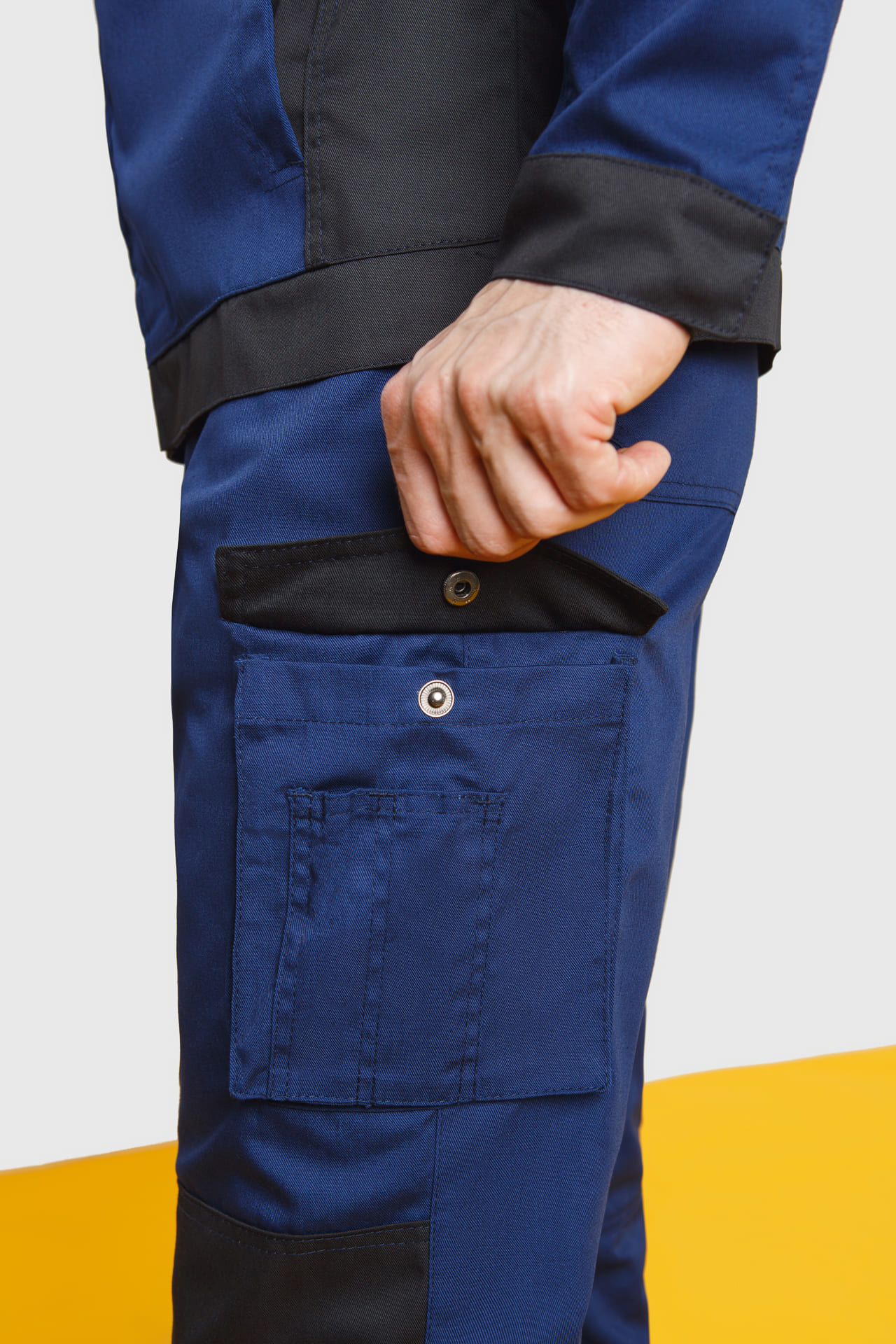 64624 Костюм  NEW 2 темно-синий с черным STATUS  Летняя спецодежда  размер 60-62/170-176  - Вид №16