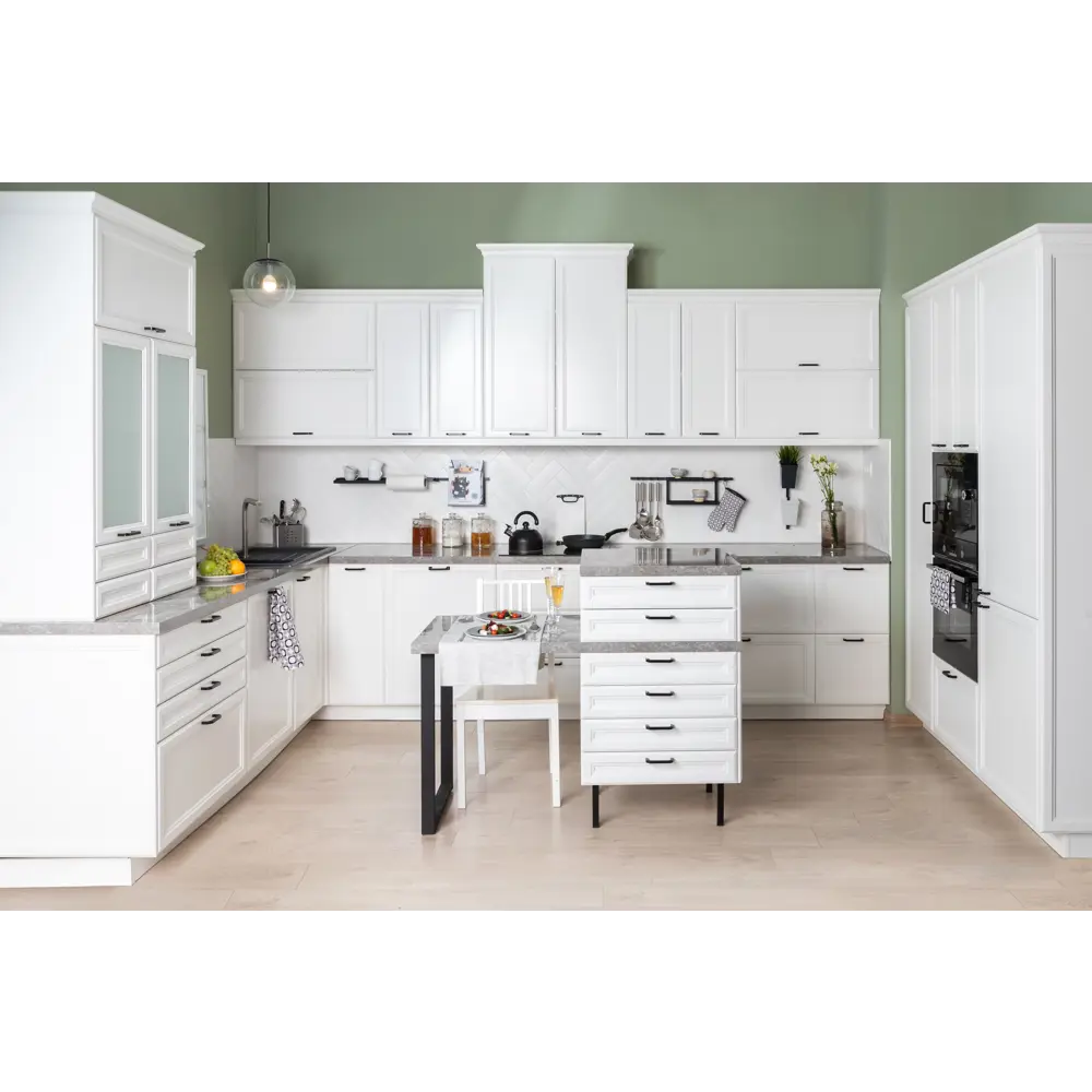 Фасад для кухонного шкафа Реш 59.7x25.3 см Delinia ID МДФ цвет белый STLM-2070346 - Вид №7