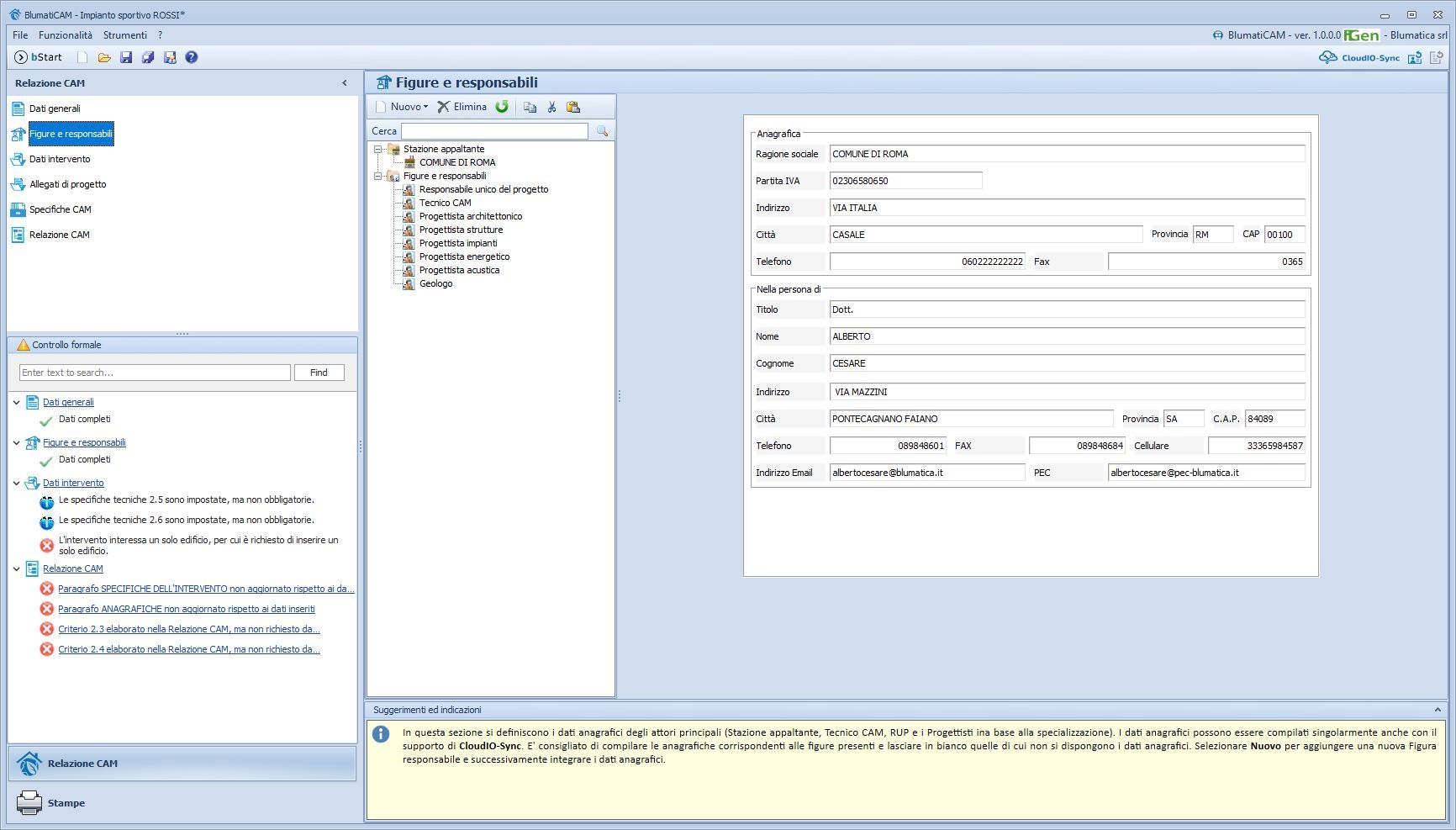 Программное обеспечение для составления отчета CAM Blumatica BlumatiCAM ARCH-00144271 - Вид №3