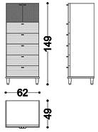 OPERA CONTEMPORARY Комод из дерева Dimitri sun-id-1489422 - Вид №4