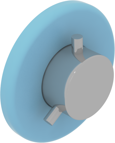 DEVCE2V23 Переключатель для душа/ванны 2 потока GSG CERAMIC TOUCH