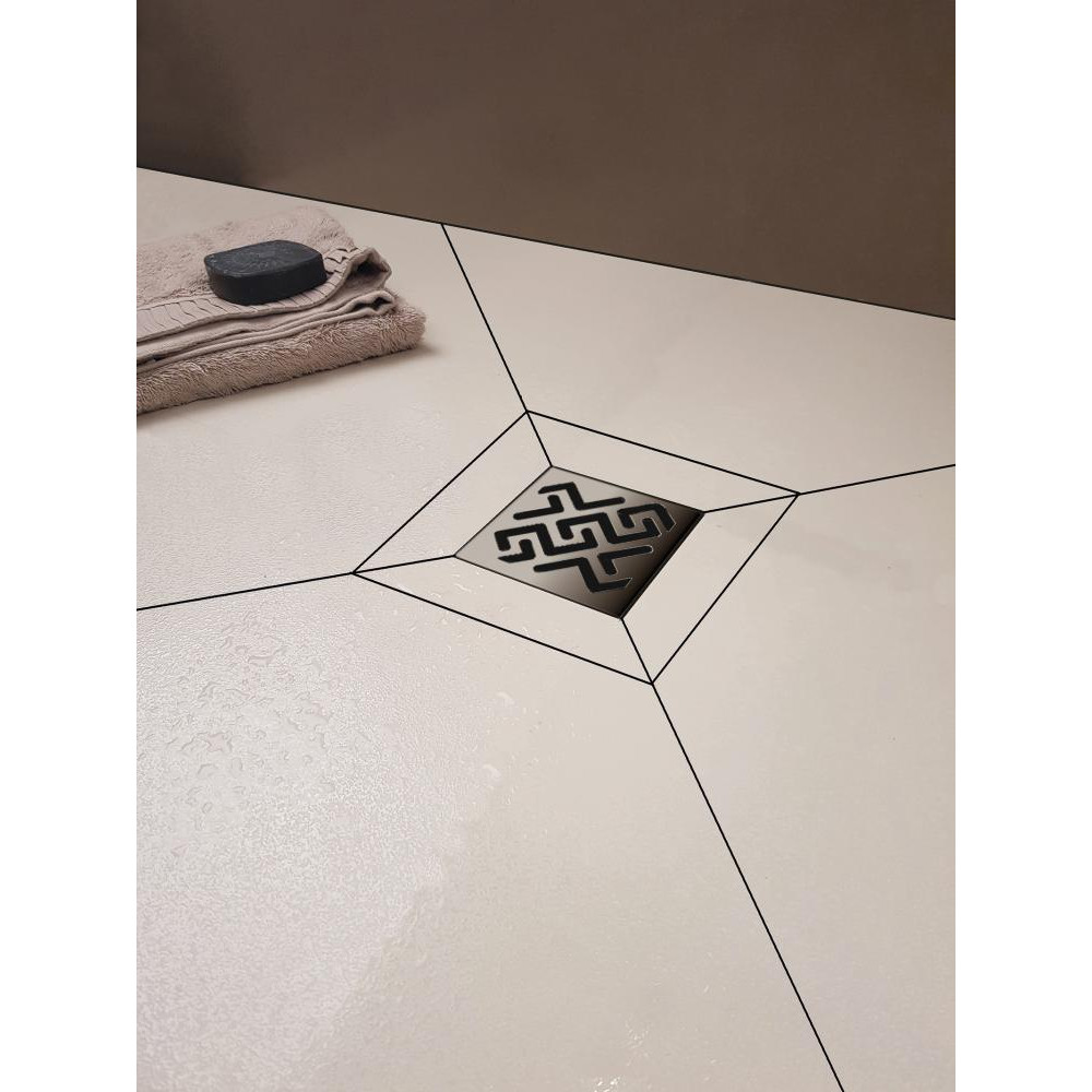 090464 Трап водосток ZENTRUM Antik 100х100  Berges ZENTRUM Antik  - Вид №1