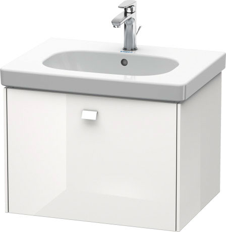 BR404509191 Тумбочка подвесная Brioso #BR4045 620 x 469 мм Серо-коричневый декор Duravit - Вид №2