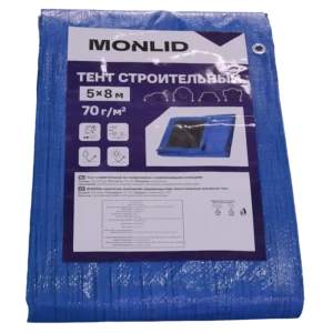 Строительный тент MONLID 5×8 м для надёжной защиты 89419073