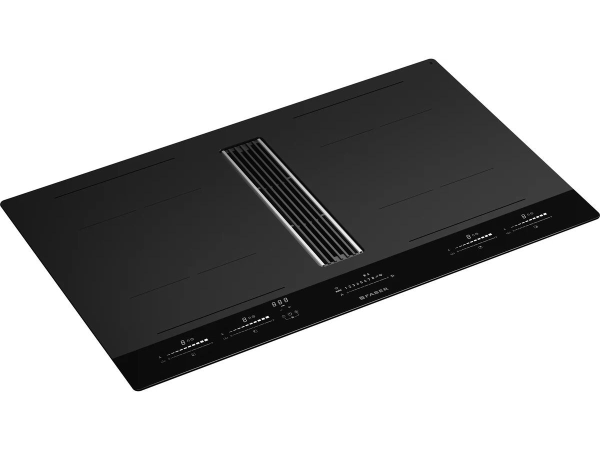Встраиваемая стеклянная индукционная плита со встроенной вытяжкой FABER GALILEO STRIPES ARCH-00131368 - Вид №1