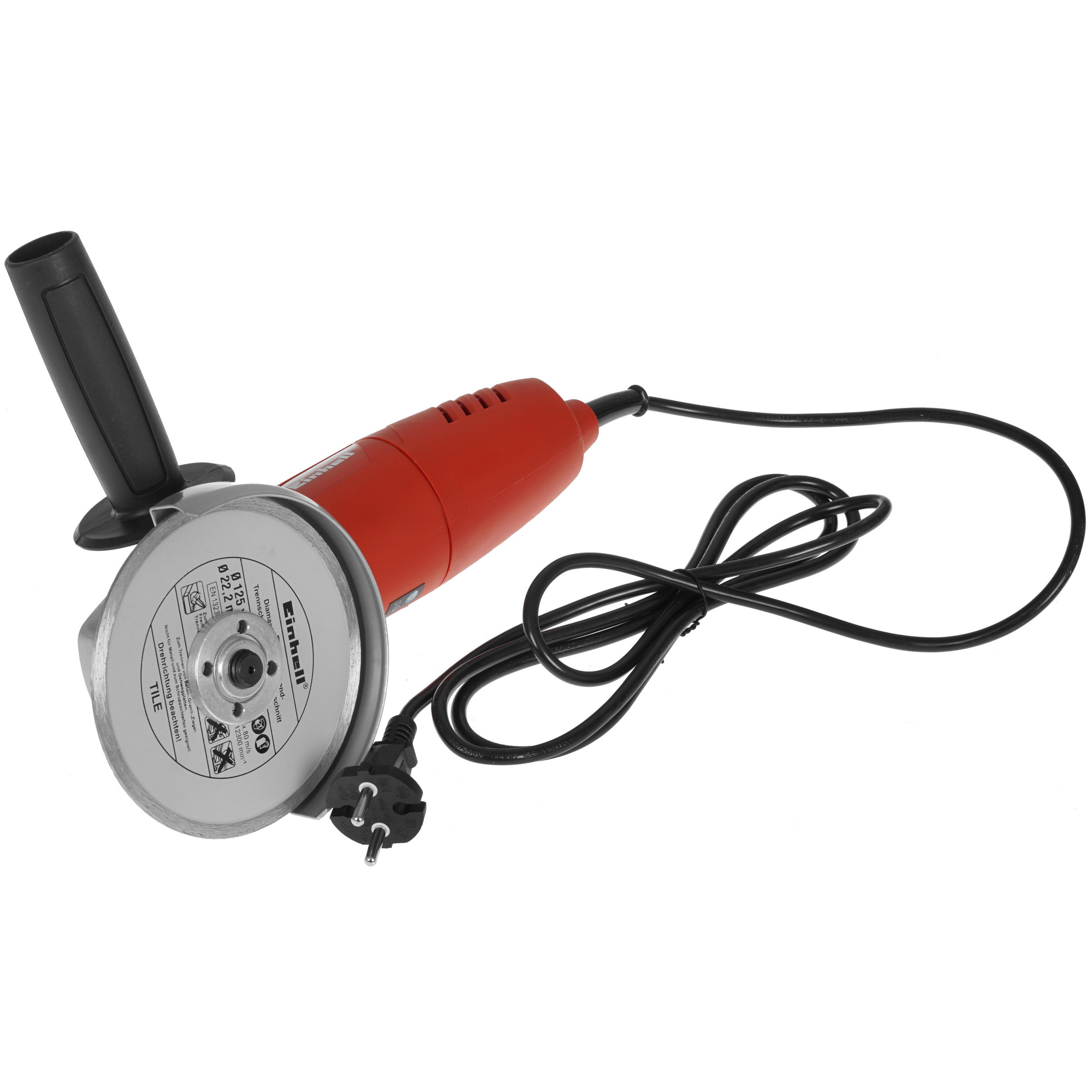 Углошлифовальная машина (УШМ) Einhell TC-AG 125 kit 5308591 STDN-0105131 - Вид №5