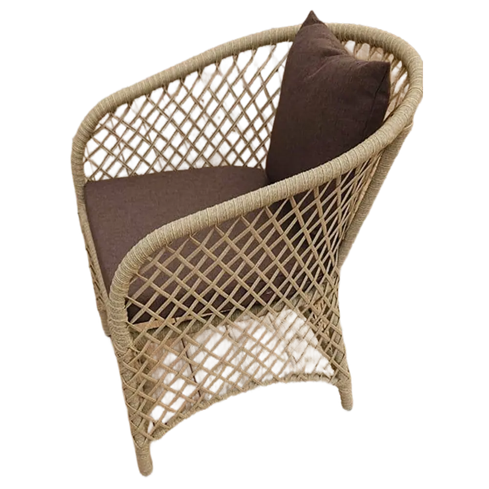 Садовое кресло с подушкой Aura алюминий Santreyd STLM-2114274