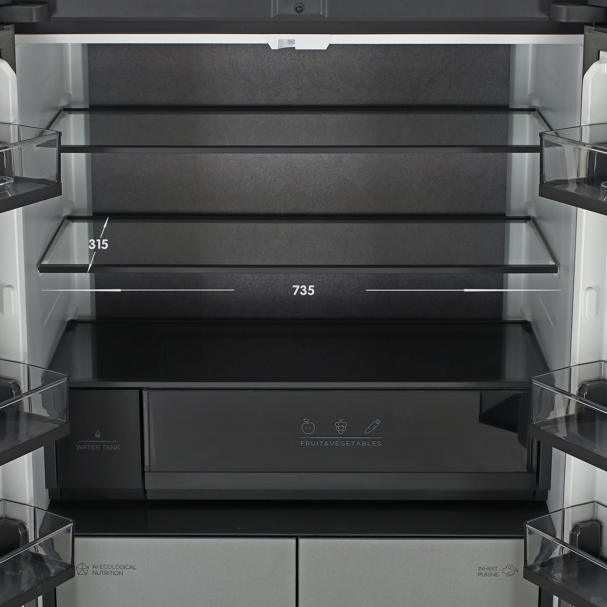 9149909 Холодильник многодверный   Eigen Stark-RF05 серый STDN-0100424 - Вид №8