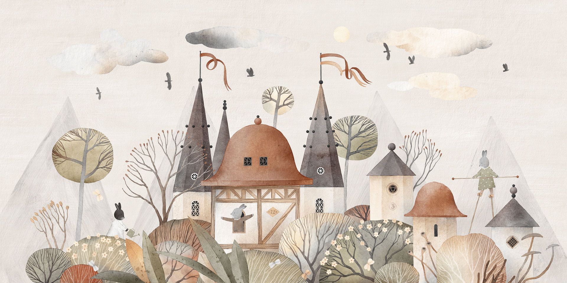 Панорамные обои для детей Rimura 2025 ARCH-00098024 - Вид №1