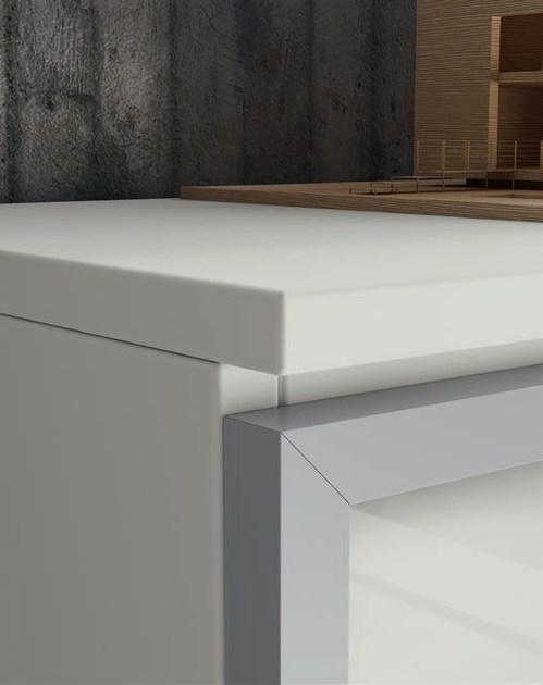 Las Mobili Высокий офисный блок из дерева и стекла с распашными дверями Contenitori universali evo sun-id-1443690 - Вид №1